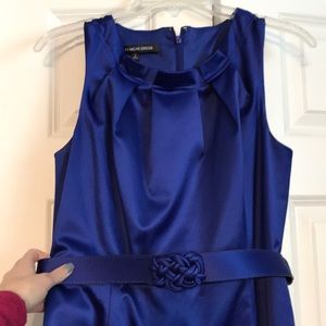 Royal blue wedding dress